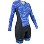 Macaquinho de Ciclismo Marcio May Sport Preto e Azul