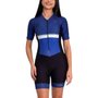 Macaquinho de Ciclismo Marcio May Sport Nautical Azul e Preto