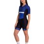 Macaquinho de Ciclismo Marcio May Sport Nautical Azul e Preto