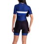 Macaquinho de Ciclismo Marcio May Sport Nautical Azul e Preto