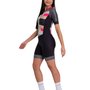 Macaquinho de Ciclismo Marcio May Sport Town Preto e Cinza Feminino