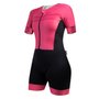 Macaquinho de Ciclismo SportXtreme Adventure Ágata Feminino Preto e Rosa
