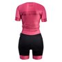 Macaquinho de Ciclismo SportXtreme Adventure Ágata Feminino Preto e Rosa