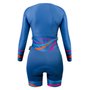 Macaquinho de Ciclismo SportXtreme Adventure Fenix Manga Longa Feminino Azul e Rosa Macaquinho de Ciclismo SportXtreme Adventure Fenix Manga Longa Feminino Azul e Rosa