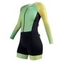 Macaquinho de Ciclismo SportXtreme Adventure Manga Longa Citrus Feminino Verde e Amarelo Macaquinho de Ciclismo SportXtreme Adventure Manga Longa Citrus Feminino Verde e Amarelo