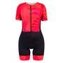 Macaquinho de Ciclismo SportXtreme Adventure Miami Feminino Preto e Vermelho Macaquinho de Ciclismo SportXtreme Adventure Miami Feminino Preto e Vermelho