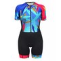 Macaquinho de Ciclismo SportXtreme Comfort Bali Feminino Preto e Azul Macaquinho de Ciclismo SportXtreme Comfort Bali Feminino Preto e Azul