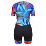 Macaquinho de Ciclismo SportXtreme Comfort Bali Feminino Preto e Azul Macaquinho de Ciclismo SportXtreme Comfort Bali Feminino Preto e Azul