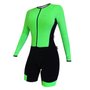 Macaquinho de Ciclismo SportXtreme Comfort Manga Longa Feminino Verde Macaquinho de Ciclismo SportXtreme Comfort Manga Longa Feminino Verde