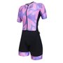 Macaquinho de Ciclismo SportXtreme Comfort Paris Feminino Preto e Rosa Macaquinho de Ciclismo SportXtreme Comfort Paris Feminino Preto e Rosa
