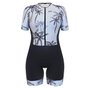 Macaquinho de Ciclismo SportXtreme Comfort Tulum Ciclismo Feminino Branco e Preto