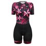 Macaquinho de Ciclismo SportXtreme Expert Alune Feminino Preto e Rosa