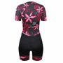 Macaquinho de Ciclismo SportXtreme Expert Alune Feminino Preto e Rosa
