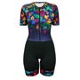 Macaquinho de Ciclismo SportXtreme Expert Rio Feminino Preto e Roxo Macaquinho de Ciclismo SportXtreme Expert Rio Feminino Preto e Roxo