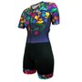 Macaquinho de Ciclismo SportXtreme Expert Rio Feminino Preto e Roxo Macaquinho de Ciclismo SportXtreme Expert Rio Feminino Preto e Roxo