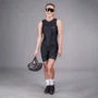 Macaquinho de Triathlon Woom Carbon Exo Feminino Preto