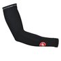 Manguito de Ciclismo Castelli Upf 50+ Light Preto Manguito de Ciclismo Castelli Upf 50+ Light Preto