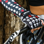 Manguito de Ciclismo Hupi Caveira Preto