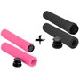Kit Manopla de Bicicleta Rontek Silicone 2 Unidades