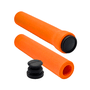 Manopla de Bicicleta Rontek Silicone Laranja