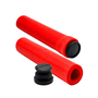 Manopla de Bicicleta Rontek Silicone Vermelha