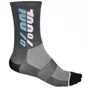 Meia de Ciclismo 100% Rythym Cinza