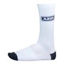 Meia de Ciclismo Abus Branca