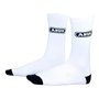 Meia de Ciclismo Abus Branca
