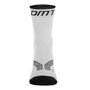 Meia de Ciclismo DMT S-Print Biomechanic Branca