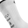 Meia de Ciclismo DMT S-Print Biomechanic Branca