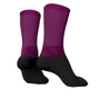Meia de Ciclismo ERT World Tour Ciclamino Cano Médio Roxo