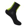 Meia De Ciclismo Flr Elite 5.5 Preta e Amarelo