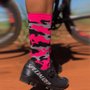 Meia de Ciclismo Hupi Bikes Camo Rosa