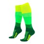 Meia de Ciclismo Hupi Colors Longa Verde E Amarela