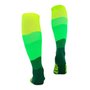 Meia de Ciclismo Hupi Colors Longa Verde E Amarela