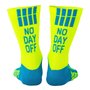 Meia de Ciclismo Hupi No Day Off Amarela