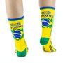 Meia de Ciclismo Marcio May Sports Bandeira Brasil