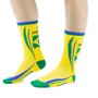 Meia de Ciclismo Marcio May Sports Bandeira Brasil
