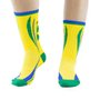 Meia de Ciclismo Marcio May Sports Bandeira Brasil