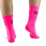 Meia de Ciclismo Marcio May Sports Elo Rosa Neon