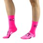 Meia de Ciclismo Marcio May Sports Flúor Rosa