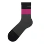 Meia de Ciclismo Shimano Original Cano Alto Cinza e Rosa