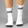 Meia de Ciclismo Woom GearLab II Cano Alto Branca