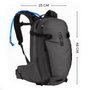 Mochila de Hidratação Camelbak Hawg 20L Cinza
