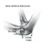 Movimento Central de Bicicleta Shimano Alivio BB-MT501 68/73mm