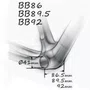 Movimento Central de Bicicleta Token Ninja BB841T 41 Shimano 86.5/89.5/92mm