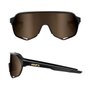 Óculos Ciclismo 100% S2 Matte Black Soft Gold 2 Lentes