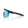 Óculos Ciclismo 100% Speedcraft Matte Black Hiper Blue Mirror