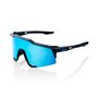 Óculos Ciclismo 100% Speedcraft Matte Black Hiper Blue Mirror