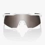 Óculos de Ciclismo 100% Speedcraft Matte White Hiper Silver Mirror